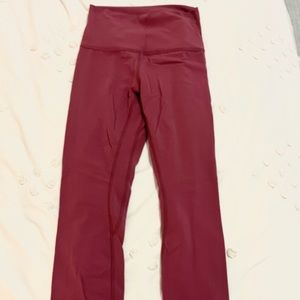 Lululemon align leggings size 4 25 inch dusty pink